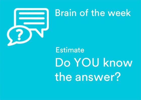 Brain of the week Estimate