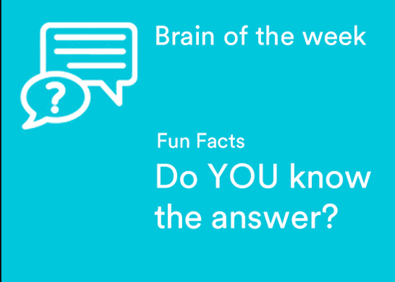 Brain of the week Fun Facts