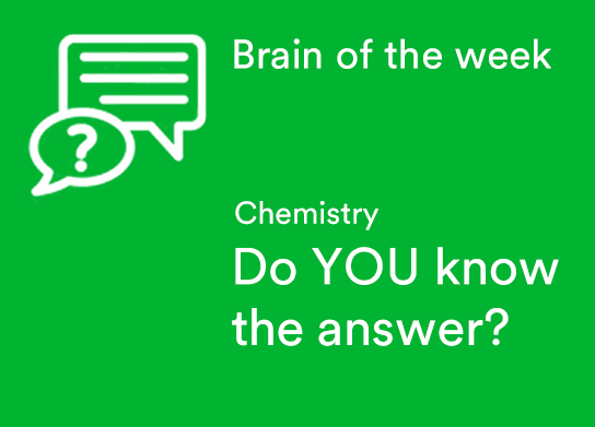Brain of the week Chemistry